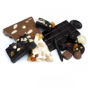 LE CORNET DE 250GR CHOCOLAT À CASSER  - Le chocolat à casser - La Biscuiterie Lolmede