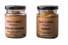 MOUTARDES PINEAU ET COGNAC - 90GR - La Biscuiterie Lolmede