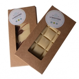 New : White chocolate with caramel - La Biscuiterie Lolmede
